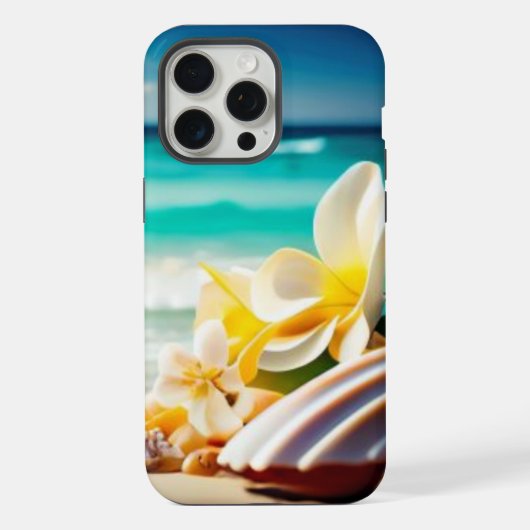 ビーチの宝物 iPhoneケース (裏面)