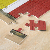 ビーチの小屋でフランスのヴァネエ ジグソーパズル (側面)