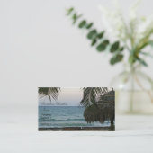 ビーチの小屋の名刺 名刺 (スタンド正面)