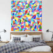 ビーチの小石 キャンバスプリント (インサイチュ (寝室))