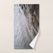 ビーチの小石 バスタオルセット (ハンドタオル)