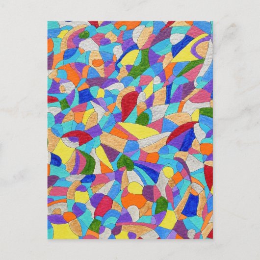 ビーチの小石 ポストカード (正面)