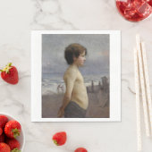 ビーチの少年（Jules Bastien-Lepage著） スタンダードランチョンナプキン (インサイチュ)