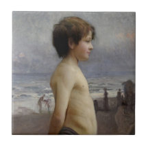 ビーチの少年（Jules Bastien-Lepage著）