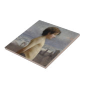 ビーチの少年（Jules Bastien-Lepage著） タイル (側面)