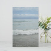 ビーチの嵐の波 便箋 (スタンド正面)