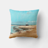 ビーチの干潮時（河口）、エドガー・デガ クッション (裏面)