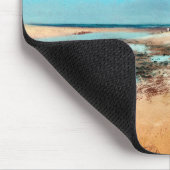 ビーチの干潮時（河口）、エドガー・デガ マウスパッド (コーナー)