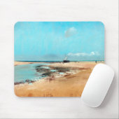 ビーチの干潮時（河口）、エドガー・デガ マウスパッド (マウス)
