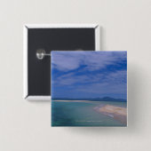 ビーチの干潮 缶バッジ (正面&裏面)