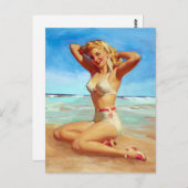 ビーチの強化 ポストカード (正面/裏面)