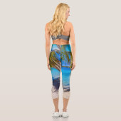 ビーチの影 カプリレギンス (裏面)