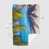 ビーチの影 ゴルフタオル (インサイチュ)