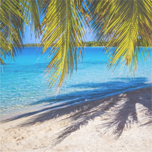 ビーチの影 シール (正面)