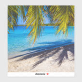 ビーチの影 シール (シート)