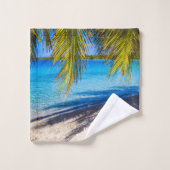 ビーチの影 バスタオルセット (ウォッシュタオル)