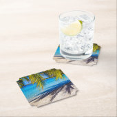 ビーチの影 ペーパーコースター (インサイチュ)