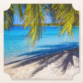 ビーチの影 ペーパーコースター (正面)