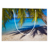 ビーチの影 ラージペーパーバッグ (裏面)