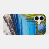 ビーチの影 iPhone 16ケース (裏面横)