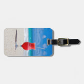 ビーチの応援 ラゲッジタグ (正面横)