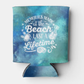 ビーチの思い出は一生続く 缶クーラー (正面)