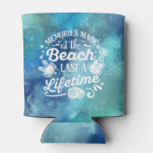 ビーチの思い出は一生続く 缶クーラー (裏面)