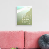 ビーチの思い出は永遠に引用文 キャンバスプリント (インサイチュ (リビング))