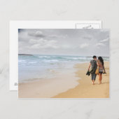 ビーチの恋人たち ポストカード (正面/裏面)