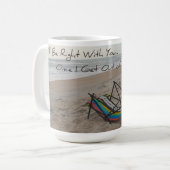 ビーチの恋人のコーヒーカップ コーヒーマグカップ (正面左)