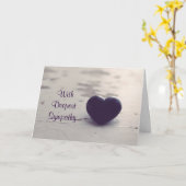 ビーチの悔やみや弔慰の独身のなデキセドリン錠 カード (黄色い花)