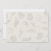 ビーチの手のひら写真日付の保存 セーブザデート (裏面)