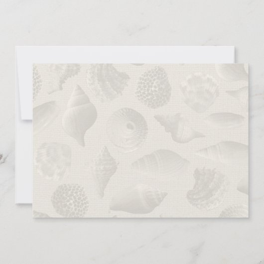 ビーチの手のひら写真日付の保存 セーブザデート (裏面)