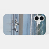 ビーチの提灯 iPhone 16ケース (裏面横)