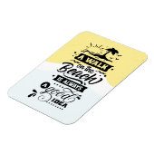 ビーチの散歩はいつも良いアイディア マグネット (左側)