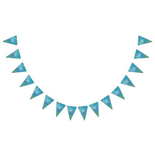 ビーチの旗の旗 バンティングフラッグ