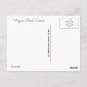 ビーチの日の出 ポストカード (裏面)