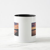 ビーチの日没 マグカップ (中央)