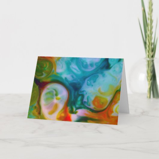 「ビーチの日」グリーティングカード 招待状 (正面)