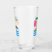 ビーチの日 タンブラーグラス (右)