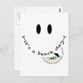 ビーチの日 – ニュージャージー州ロングビーチ島 ポストカード (正面/裏面)