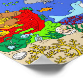 ビーチの日 ポスター (角)