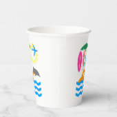 ビーチの日 紙コップ (右)