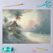 ビーチの日 薄葉紙 (クラフト)