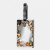 ビーチの旧式なコブラ ラゲッジタグ (裏面縦)