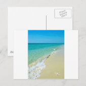 ビーチの景色 ポストカード (正面/裏面)