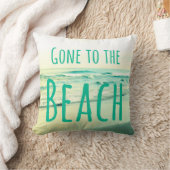 ビーチの枕に行く クッション (ブランケット)