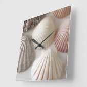 ビーチの柱時計 スクエア壁時計 (傾斜)