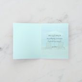 ビーチの椅子は私の花嫁の折り畳みカード カード (内部)