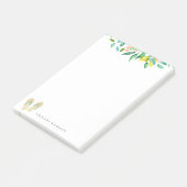 ビーチの植物のビーチサンダル ポストイット (アングル)